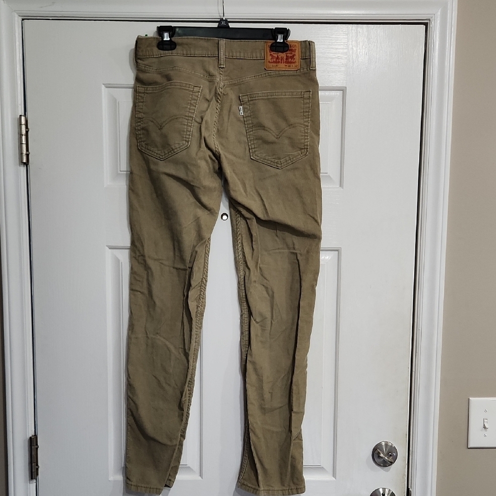 Levi's Tan Corduroy Pants Modern Style